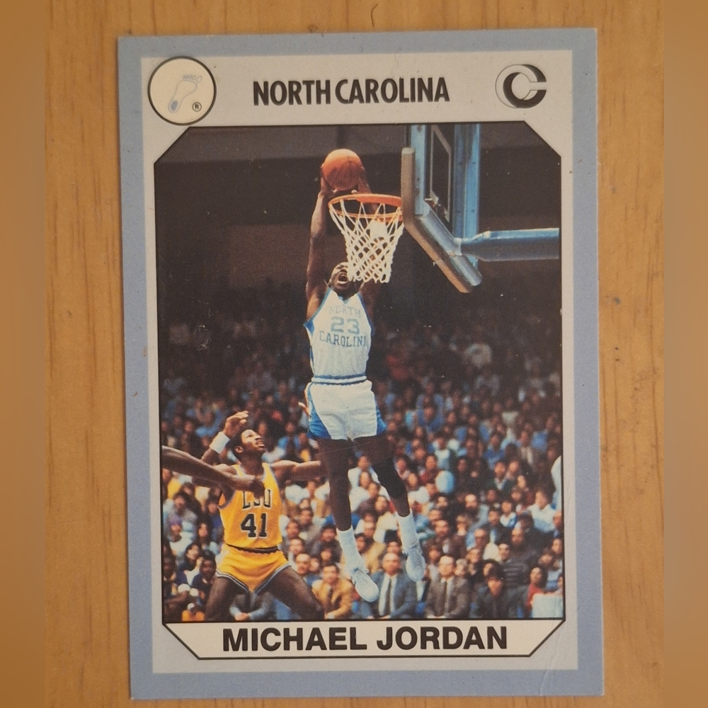 Michael Jordan College Basketball Card